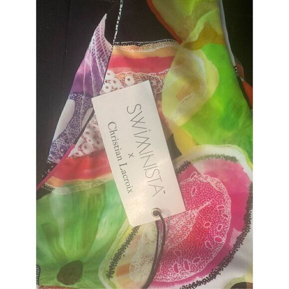 SWIMINISTA X CHRISTIAN LACROIX bikini bottom size Large monaos black - Picture 5 of 7